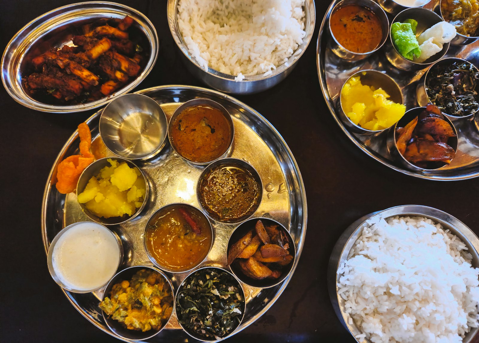 Indian-Muslim food spread